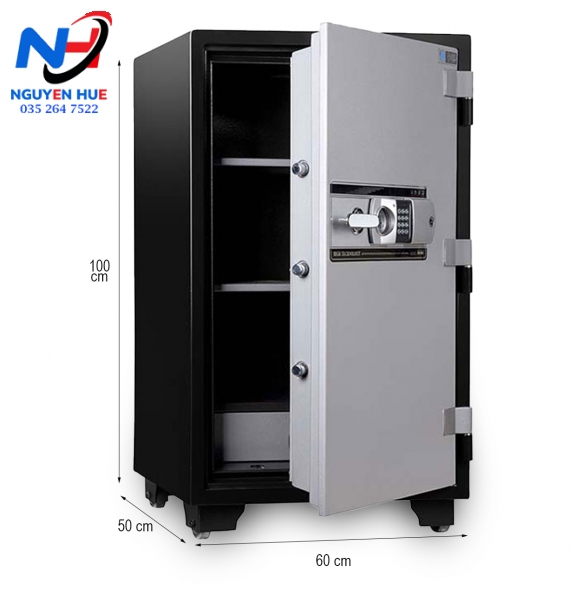 KÉT SẮT CHỐNG CHÁY SOLID SLS-100E KHÓA ĐIỆN TỬ BẢO MẬT CÔNG NGHỆ HÀN QUỐC