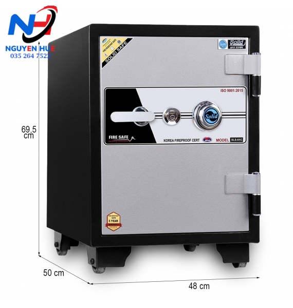 KÉT SẮT SOLID SLS69C KHÓA CƠ